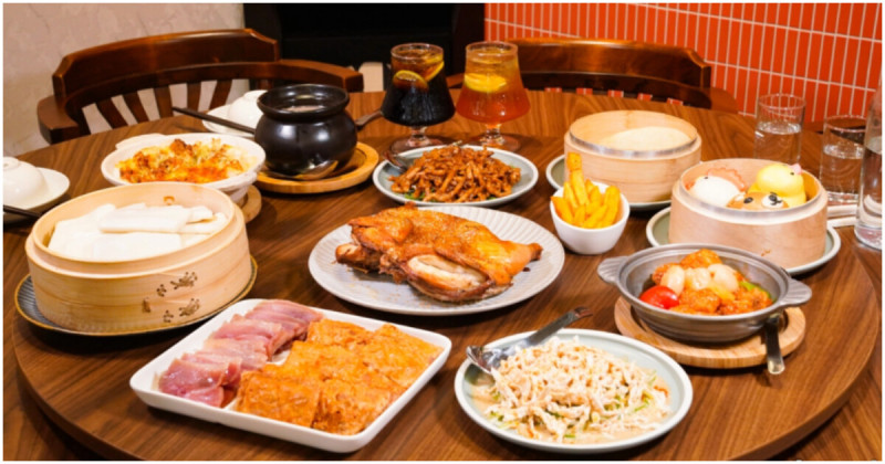 高雄中餐廳推薦！復興北外婆家 鄧師傅功夫菜新品牌，韓系咖啡廳結合中式復古元素，打造質感中餐廳。