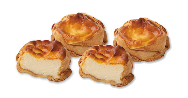 beard papa's 烤巴斯克泡芙 強勢登場！敲碗台灣也要，起司蛋糕變泡芙超神奇。