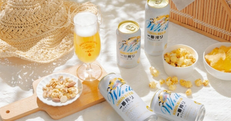 麒麟「一番搾白啤酒」登台！以無過濾製法打造柔順清爽口感掀秋季白啤風潮。