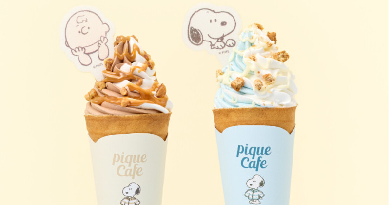 史努比奶油可麗餅超萌！gelato pique cafe 日本限定，聯名造型甜點、周邊商品一次看。
