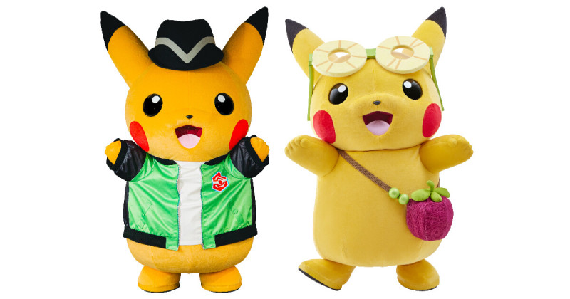 寶可夢夜市祭登場！6公尺皮卡丘現身台北101，限量快龍貼紙免費送。