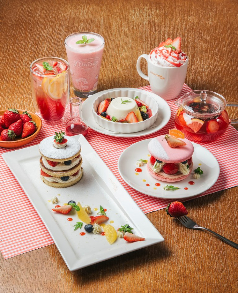 草莓季遇上情人節！L’OCCITANE Café歐舒丹咖啡南法餐桌享雙人浪漫！