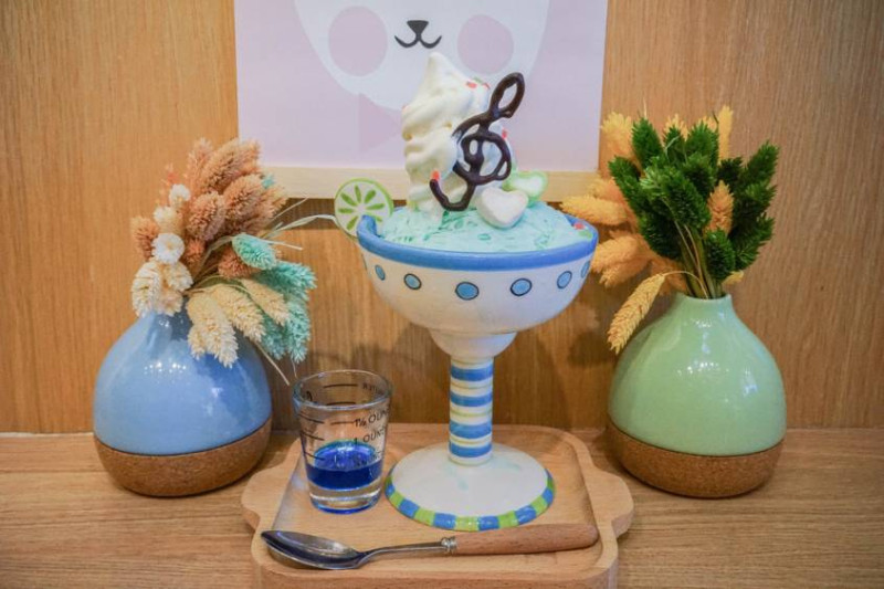 『巢a little nest x魔王』新北板橋區 創意夏日冰品 西瓜牛奶冰 環境可愛冰品好吃又好拍 捷運府中站『內文有店家資訊菜單』