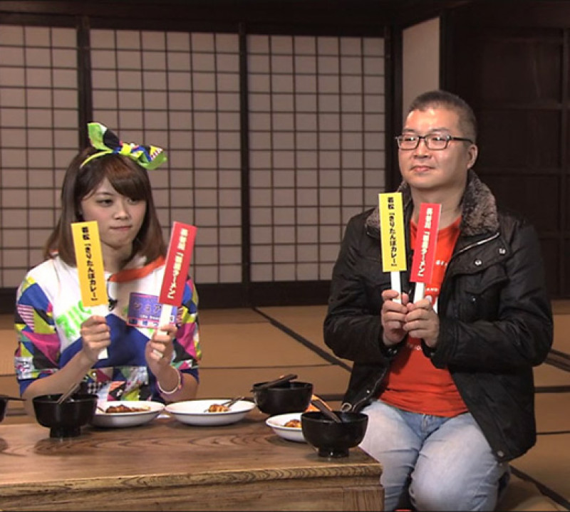 超人氣美食部落客-徐天麟＆赴日藝人施鈺萱，日本秋田美食節目直播放送中