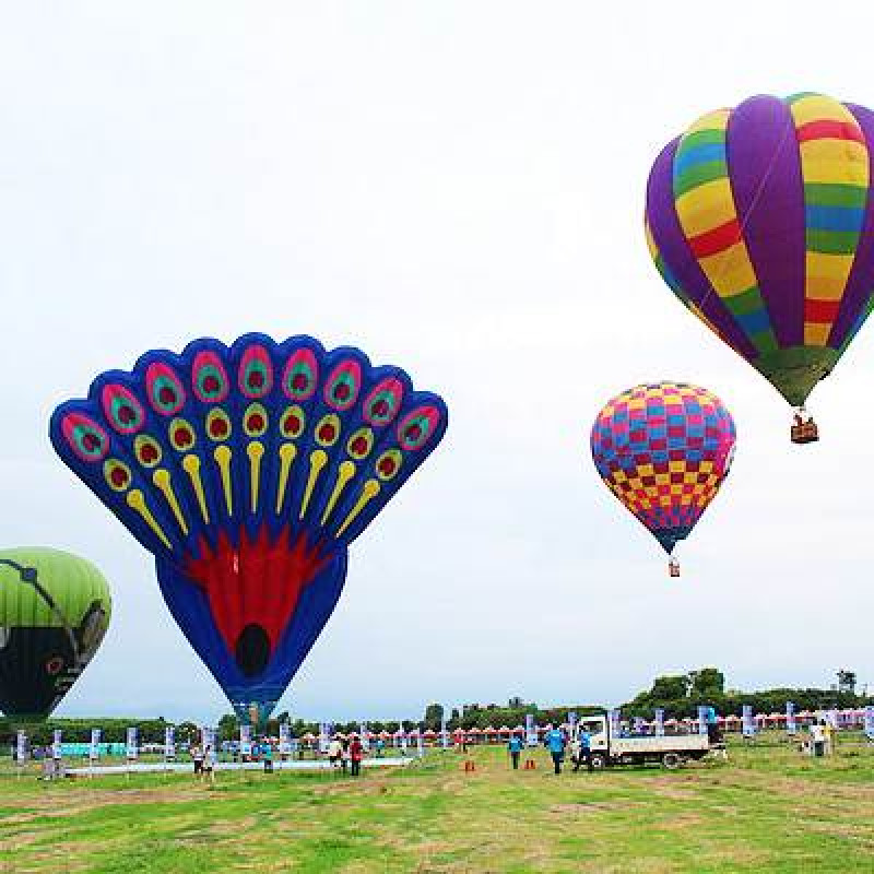 彰化費茲洛熱氣球嘉年華，天啊!熱氣球中部也有嚕