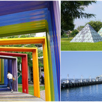 屏東也有很多充滿藝文感的景點喔！藍天、海洋、綠意，各種玩法都能感受到南台灣熱情，跟著路線２天１夜輕鬆走跳屏東吧。