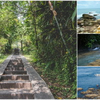 基隆秘境玩不完！搶拍隱藏版「9個基隆秘境」，輕鬆攻頂「360度山海步道」、免費戲水「野溪生態」全都要揪男友踩點一輪。