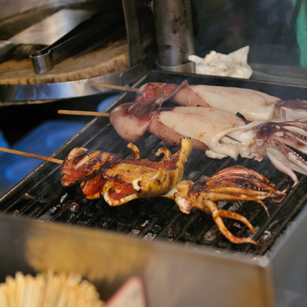 七里香魷魚炭烤