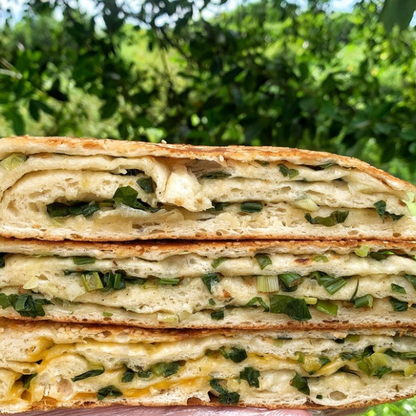 餅留香厚蔥千層餅-鹿港總店