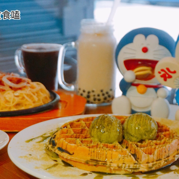 好哆福 快樂 · 鬆餅 · 茶