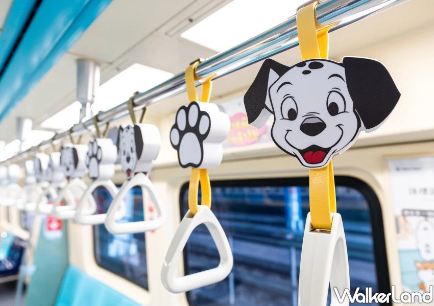 台北捷運迪士尼貓狗列車！拉環變魯斯佛、101忠狗爆萌，教你怎麼搭到。